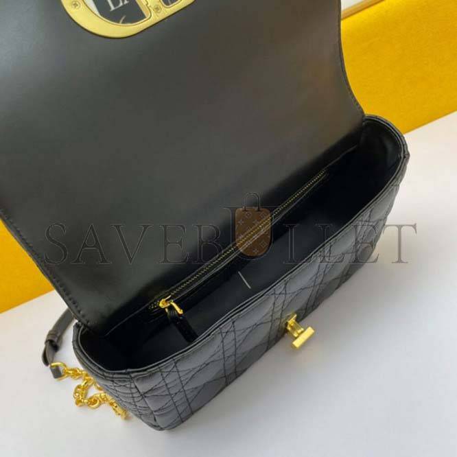 DIOR LARGE CARO HANDBAG  M9243UWHC_M900  (29cm*18cm*10cm)